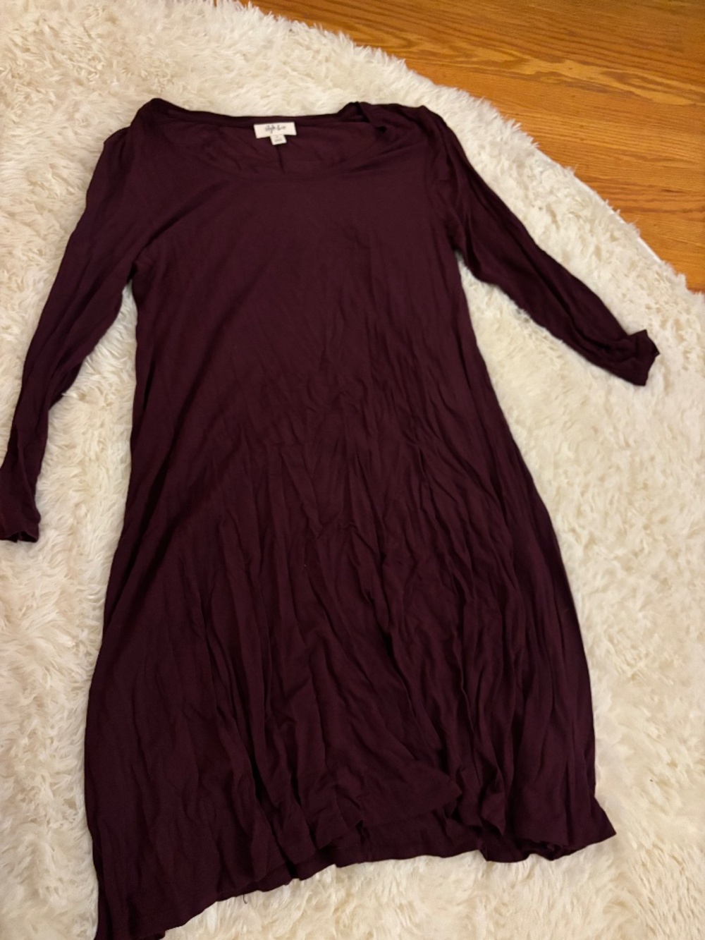 Burgundy Dress